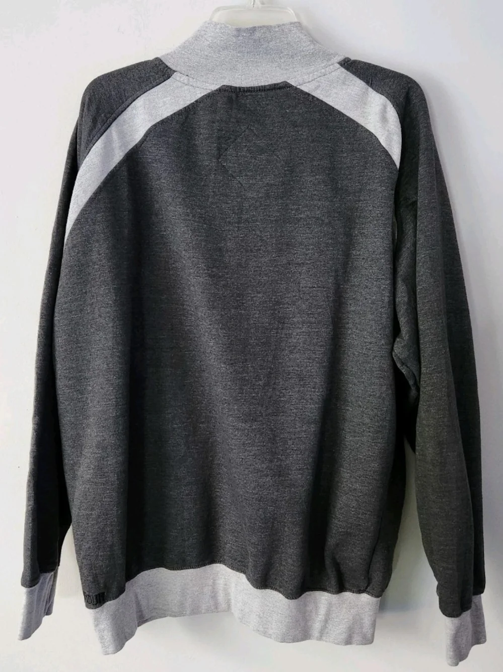 Y2K Gray Philadelphia Flyers Sweatshirt Size XL Embroidered Quarter Zip Fleece